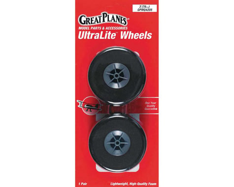 Great Planes Ultralite Wheels 3  (2)