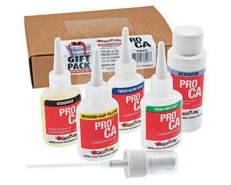 Great Planes Pro CA Gift Pack 1 oz Each
