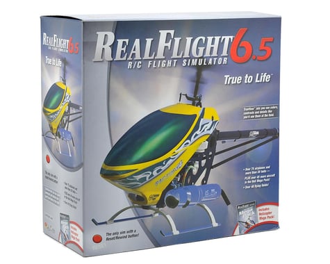 Great Planes RealFlight 6.5 w/Mode 2 "InterLink Elite" Transmitter & Heli Mega Pack