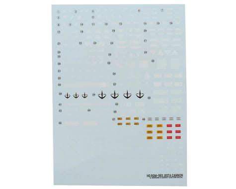 G-REWORK HG RGM-96X Jesta Cannon Decal Sheet