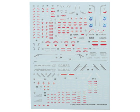 G-Rework Force Impulse Gundam Spec II Gundam Waterslide Decal Sheet