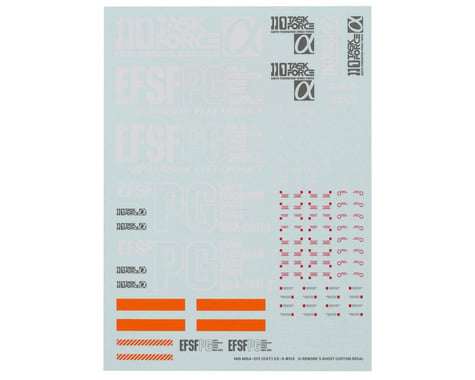 G-REWORK MG MSA-00 EXT EX-S Decal Sheet (Version 1.5)