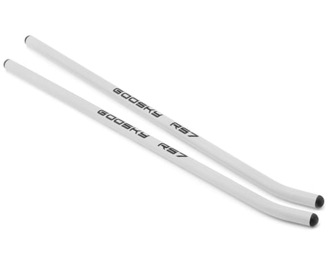 GooSky RS7 Painted Skid Pipes (White) (2)