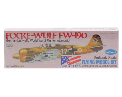 Guillows Focke-Wulf FW-190 Flying Model Kit