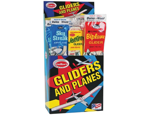 Guillows 79 Balsa Glider/Airplane Asst. Jr Combo Pack (33)