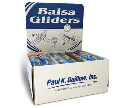 Guillows 80 Balsa Glider/Airplane Asst. Pillow Pak (36)
