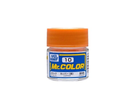 GSI Creos Mr. Hobby C10 Metallic Copper Acrylic Hobby Paint (10ml)