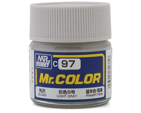 GSI Creos Mr. Hobby C97 Gloss Light Gray Acrylic Hobby Paint (10ml)