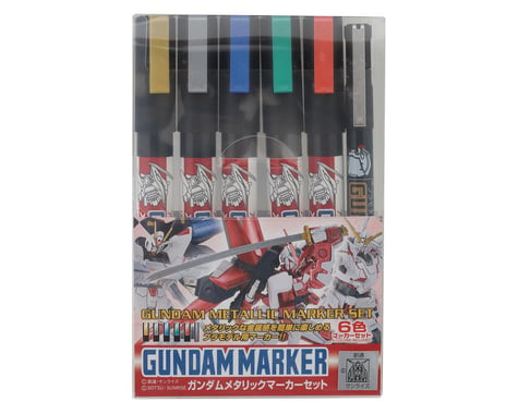 GSI Creos Mr. Hobby GMS121 Gundam Metallic Marker Set