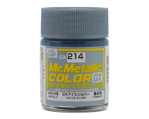 GSI Creos Mr. Hobby GX214 Metallic GX Ice-Silver Acrylic Paint (18ml)