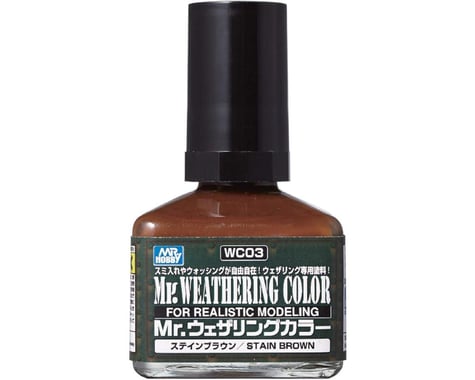 GSI Creos Mr. Hobby WC03 Mr. Weathering Color Paint Stain Brown