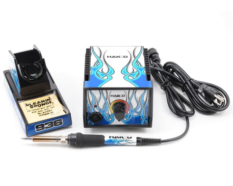 Hakko 936-13/P ESD Safe Adjustable Temperature Soldering Station w/Blue RC Skin