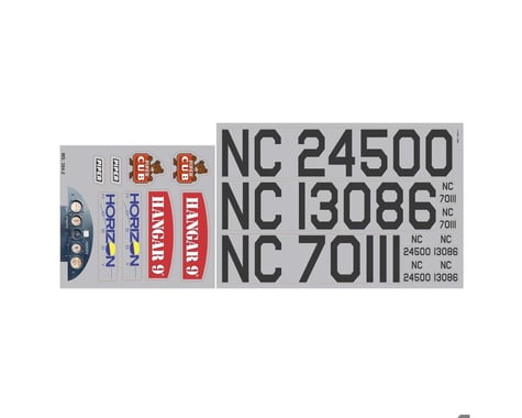 Hangar 9 J-3 Cub 10cc Decal Sheet