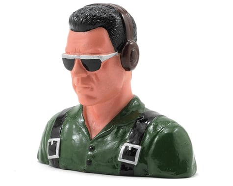Hangar 9 "Civilian" Pilot Figure w/Headphones & Sunglasses (Green) (1/5)