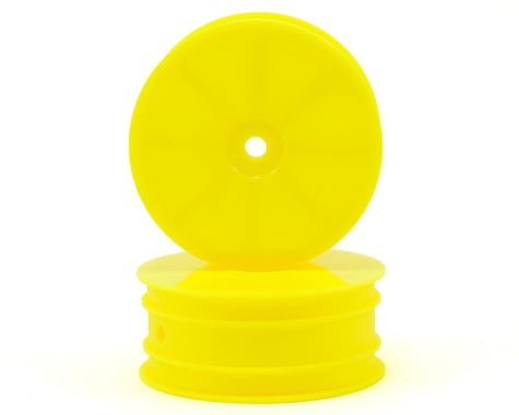HB Racing D4 Evo3 2WD Front Buggy Wheels (2) (Yellow)