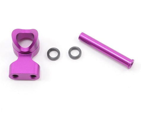 HB Racing Aluminum Steering Arm Set (Purple)