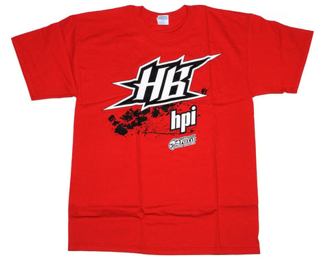 HB Racing Red "HB Spray" T-Shirt (Small)