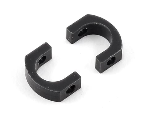 HB Racing POM Cup Joint Adapter (Black) (2) (2mm Hole)