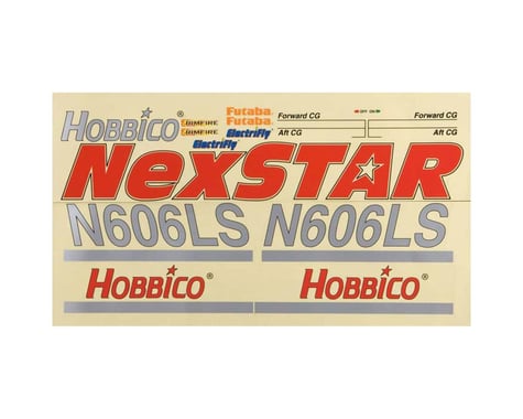 Hobbico Decal Set Nexstar EP Select