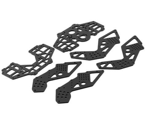 HackFab Losi King Sling/Bog Hog Carbon Chassis Plates