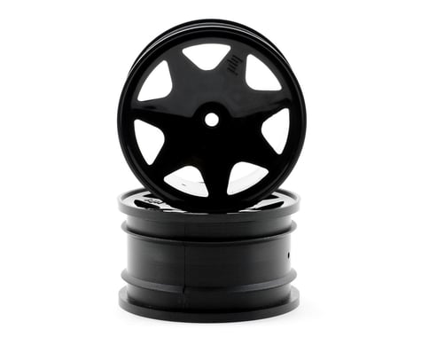 HPI 30mm Ultra 7 Front Wheels (2) (Black)