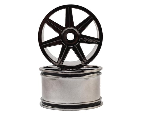 HPI 17mm Hex 7-Spoke Trophy Truggy Wheel (Black Chrome) (2)