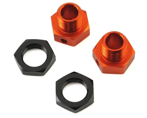 HPI 6.7mm Hex Wheel Adapters (2) (Orange) (Trophy Buggy/Truggy)