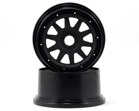 HPI TR-10 Baja 5SC Rear Wheel (2) (120x65mm/-10mm Offset) (Black)