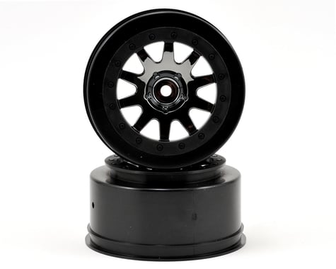 HPI 12mm Hex MK.10 V2 Short Course Wheels (Black Chrome) (2)