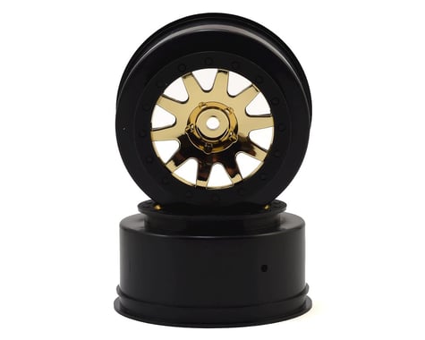 HPI 12mm Hex Mk.10 V2 1/10 Short Course Truck Wheel (Gold) (2) (4.5mm Offset)