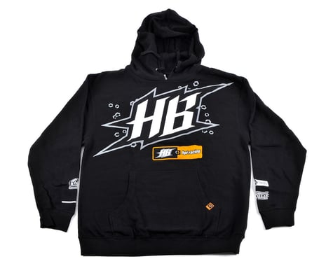HPI HB Black "Race" Hooded Sweatshirt (Adult X-Large)