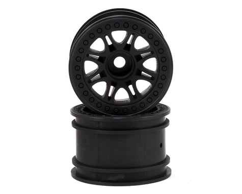 HPI Split 8 Truck Wheel (Black/2Pcs)