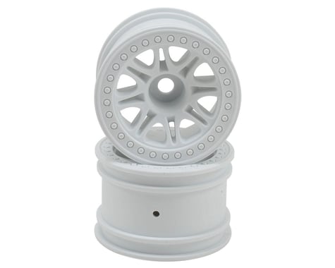 HPI Split 8 Truck Wheel (2) (White)