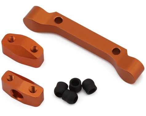 HPI Sport 3 CNC-Machined Aluminium Front Suspension Pivot Block Set (0-Degrees)