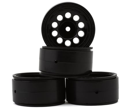 HPI CS-10 Beadlock 1.2" Composite Micro Beadlock Wheels (Black) (4)