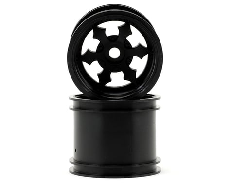 HPI Spike 2.2" Truck Wheels w/Universal Adapter (2) (Black)