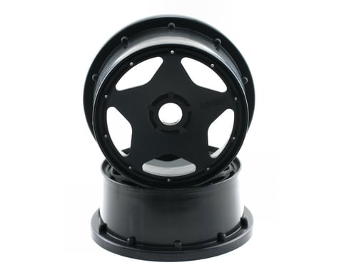 HPI Baja 5B Super Star Front BeadLock Wheels (Black) (2)