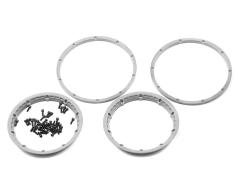 SCRATCH & DENT: HPI Wheel Beadlock Rings (Silver) (2) (Baja 5B)