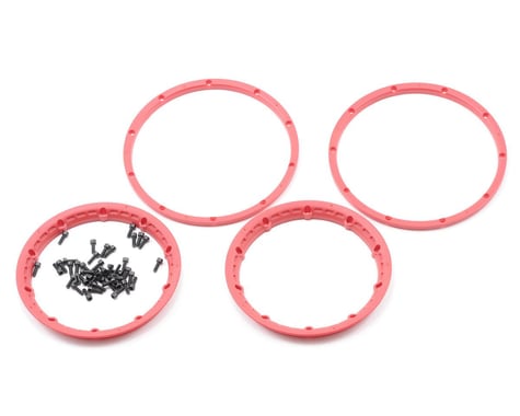 HPI Wheel Beadlock Rings (Red) (2) (Baja 5B)