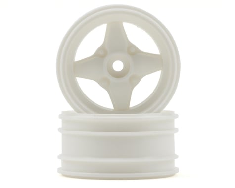 HPI MX60 4 Spoke Wheel (2) (3mm Offset) (White)