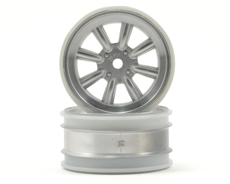 HPI MX60 8 Spoke Wheel (2) (0mm Offset) (Matte Chrome)