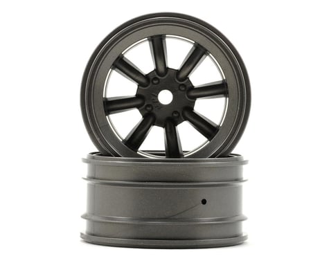 HPI MX60 8 Spoke Wheel (2) (0mm Offset) (Gun Metal)