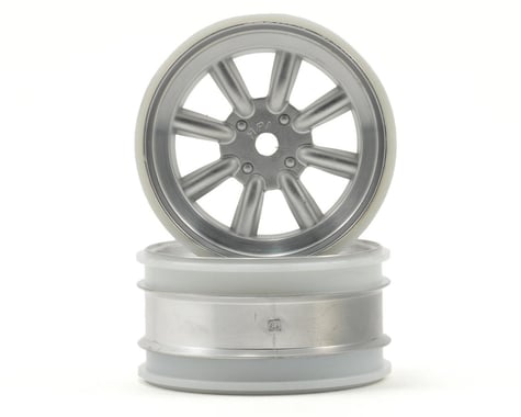 HPI MX60 8 Spoke Wheel (2) (6mm Offset) (Matte Chrome)