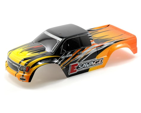 HPI E-Savage GT-1 Pre-Painted Body (Yellow/Black/Silver)