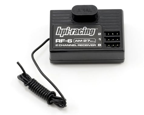 HPI RF-6 Receiver w/out Crystal (AM 27MHz/2 Channel)