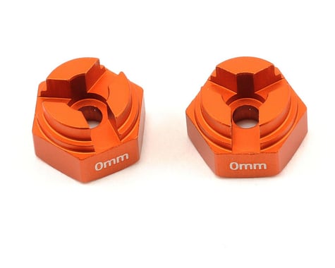 HPI 0mm Offset Aluminum Hex Hub (Orange) (2)