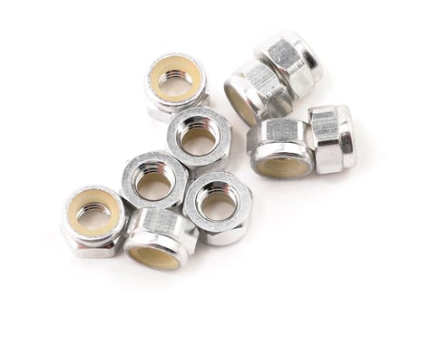 HPI 5mm Aluminum Locknut (Silver) (10)