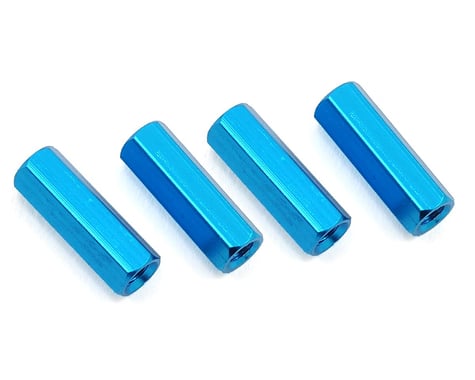 HQ Prop 3x15mm Aluminum Standoff (Blue) (4)