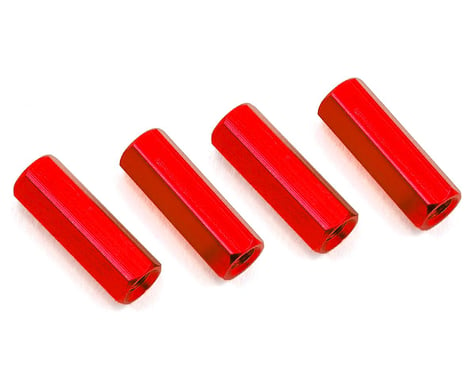 HQ Prop 3x15mm Aluminum Standoff (Red) (4)