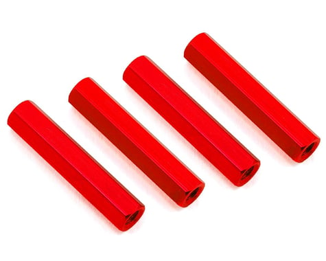 HQ Prop 3x25mm Aluminum Standoff (Red) (4)